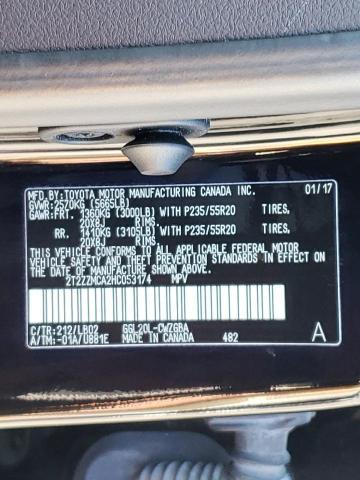 Photo 10 from auction – 2017 LEXUS RX 350 BAS with VIN 2T2ZZMCA2HC053174