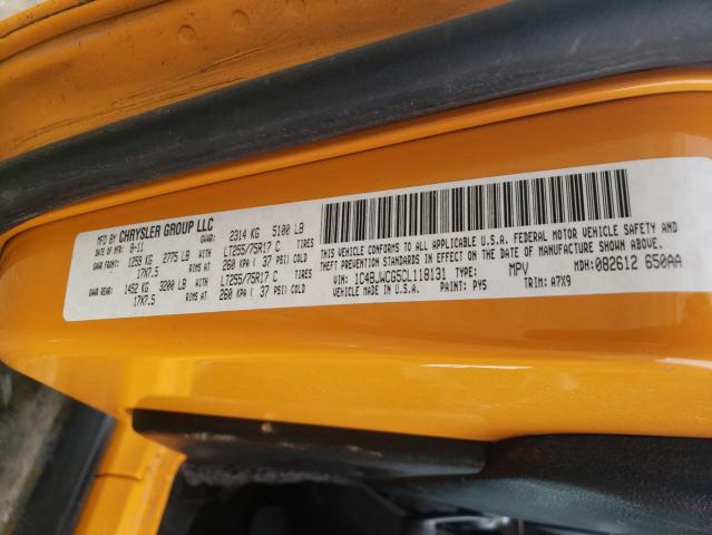 Photo 10 from auction – 2012 JEEP WRANGLER R with VIN 1C4BJWCG5CL118131