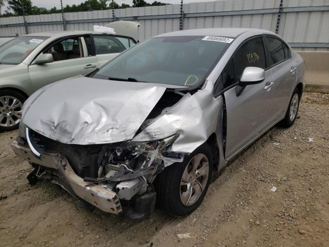 Photo 2 from auction – 2013 HONDA CIVIC LX with VIN 2HGFB2F55DH601569