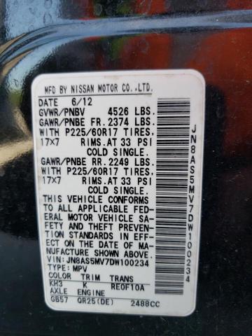 Photo 10 from auction – 2013 NISSAN ROGUE S with VIN JN8AS5MV7DW100234