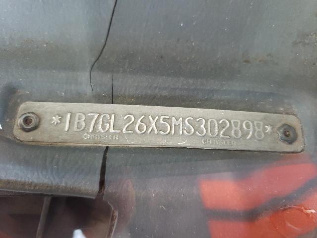 Photo 10 from auction – 1991 DODGE DAKOTA with VIN 1B7GL26X5MS302898