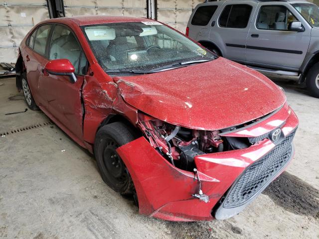 TOYOTA COROLLA LE 2020 with VIN 5YFEPRAE9LP003957 - Photo from auction