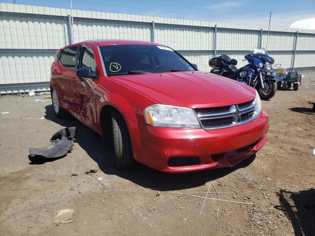 DODGE AVENGER SE 2012 with VIN 1C3CDZAB9CN190012 - Photo from auction