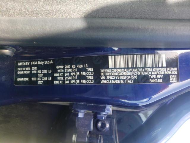 Photo 10 from auction – 2016 FIAT 500X EASY with VIN ZFBCFYBT6GP347516
