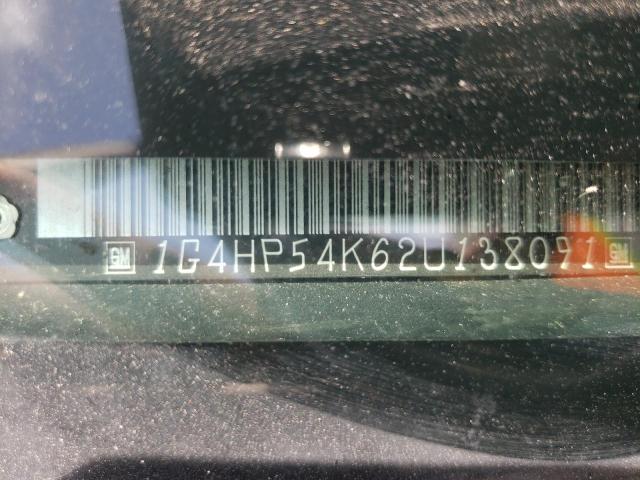 Photo 10 from auction – 2002 BUICK LESABRE CU with VIN 1G4HP54K62U138091