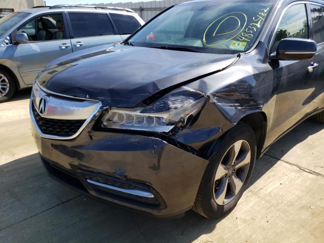 Photo 9 from auction – 2014 ACURA MDX with VIN 5FRYD4H23EB045641
