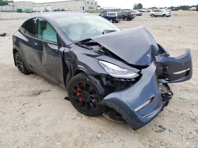 TESLA MODEL Y 2021 with VIN 5YJYGDEE2MF259459 - Photo from auction