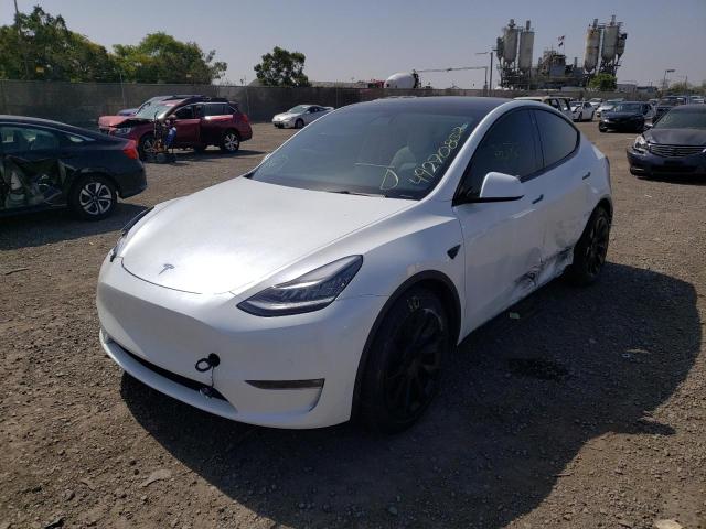 Photo 2 from auction – 2021 TESLA MODEL Y with VIN 5YJYGDEE5MF157525