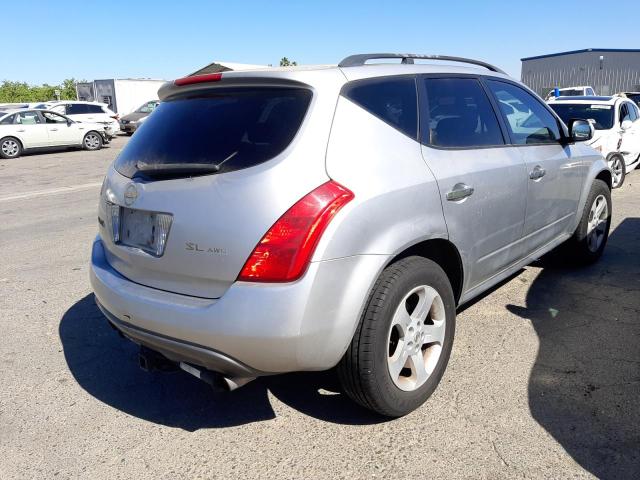 Photo 4 from auction – 2003 NISSAN MURANO SL with VIN JN8AZ08W53W224728