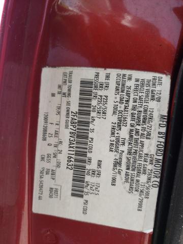 Photo 10 from auction – 2010 FORD CROWN VICT with VIN 2FABP7BV3AX116632