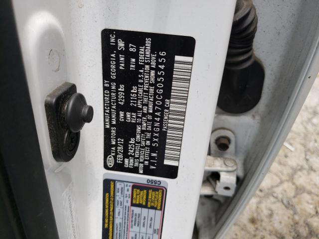 Foto 10 de la subasta – 2012 KIA OPTIMA EX con VIN 5XXGN4A70CG055456