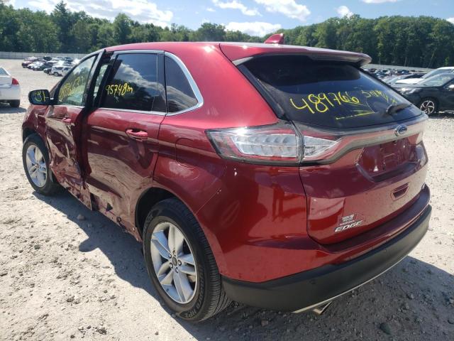 Photo 3 from auction – 2015 FORD EDGE SEL with VIN 2FMTK4J87FBC27546