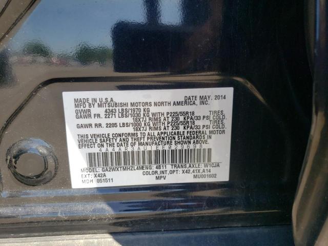 Photo 10 from auction – 2014 MITSUBISHI OUTLANDER with VIN 4A4AR3AU1EE029698