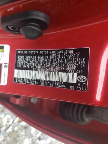 Photo 10 from auction – 2017 TOYOTA COROLLA L with VIN 2T1BURHE9HC885673