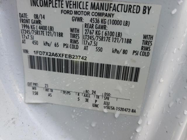 Photo 10 from auction – 2015 FORD F250 SUPER with VIN 1FD7X2A6XFEB23742