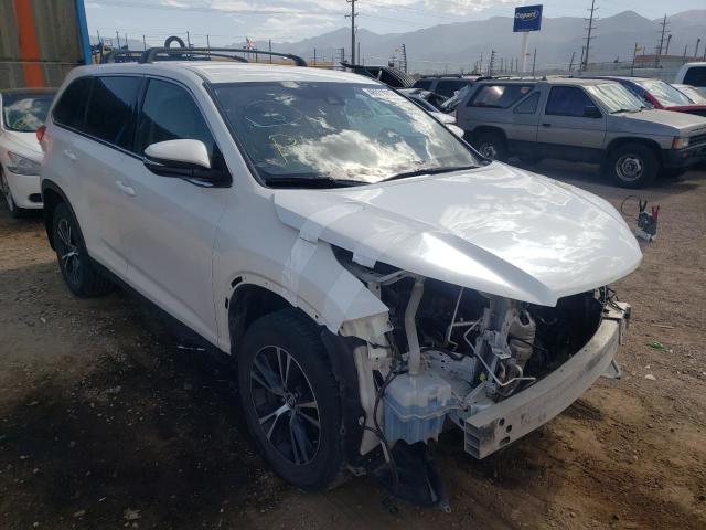 TOYOTA HIGHLANDER 2019 with VIN 5TDBZRFH8KS927098 - Photo from auction