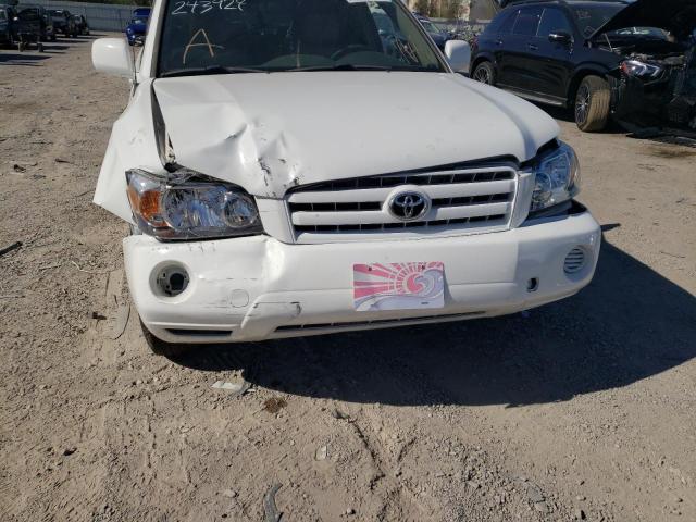 Photo 9 from auction – 2005 TOYOTA HIGHLANDER with VIN JTEGP21A650067329
