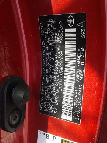 Photo 10 from auction – 2011 TOYOTA PRIUS with VIN JTDKN3DU6B0260298