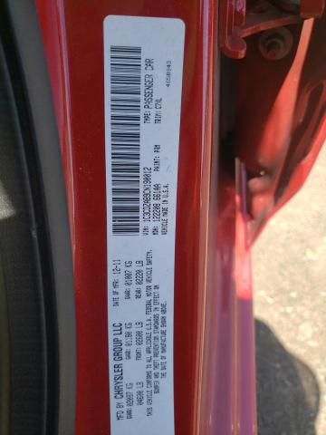 Photo 10 from auction – 2012 DODGE AVENGER SE with VIN 1C3CDZAB9CN190012