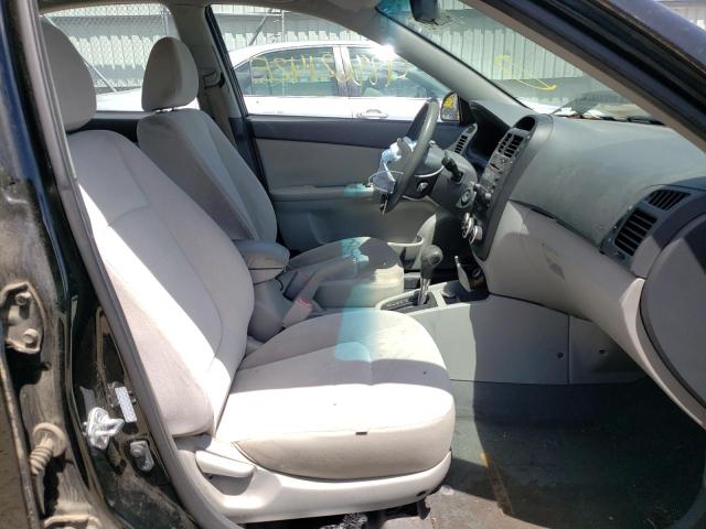 Photo 5 from auction – 2009 KIA SPECTRA EX with VIN KNAFE222095640468