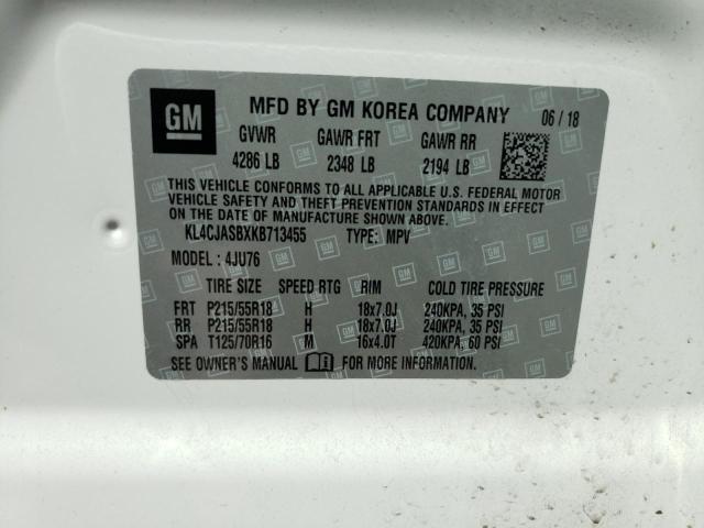 Photo 10 from auction – 2019 BUICK ENCORE PRE with VIN KL4CJASBXKB713455