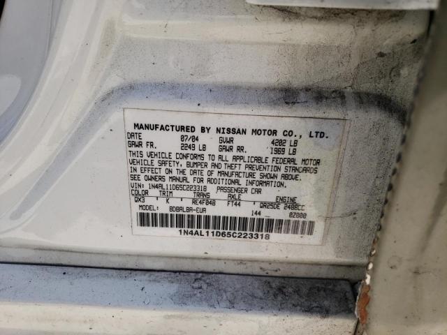 Photo 10 from auction – 2005 NISSAN ALTIMA S with VIN 1N4AL11D65C223318