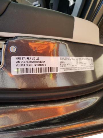Photo 10 from auction – 2021 CHRYSLER PACIFICA T with VIN 2C4RC1BG8MR600257