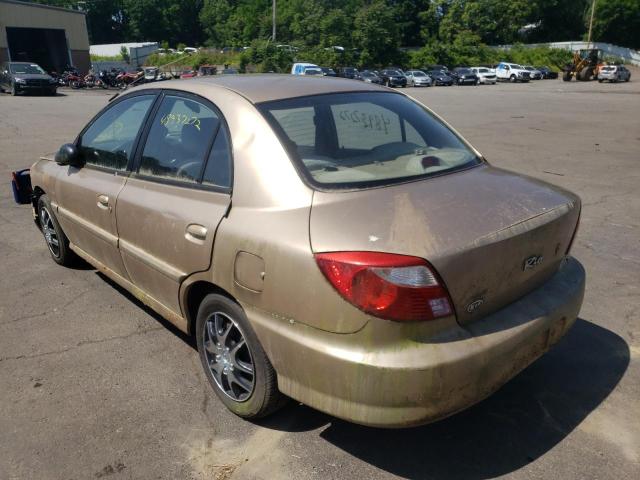 Photo 3 from auction – 2002 KIA RIO with VIN KNADC123526175024