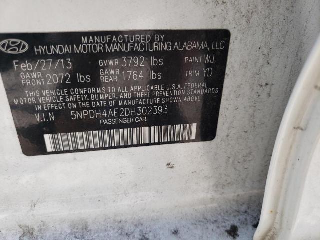 Photo 10 from auction – 2013 HYUNDAI ELANTRA GL with VIN 5NPDH4AE2DH302393