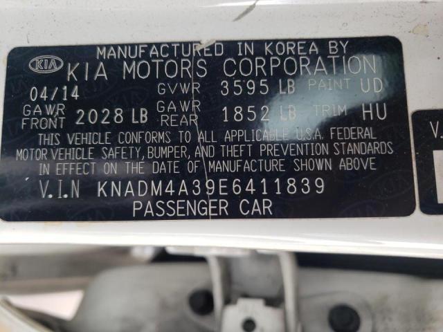 Photo 10 from auction – 2014 KIA RIO LX with VIN KNADM4A39E6411839