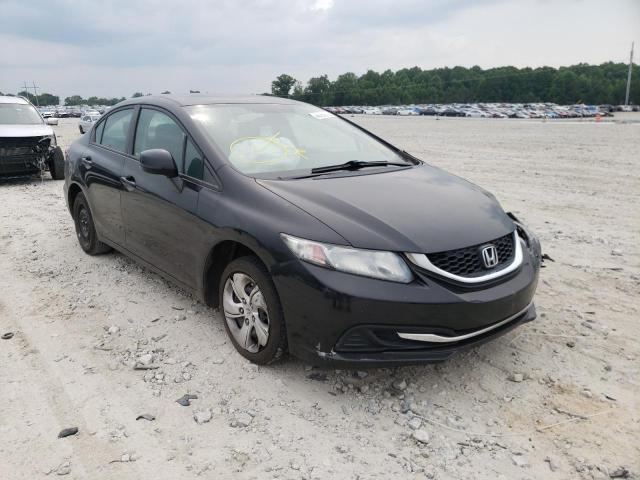 HONDA CIVIC LX 2013 with VIN 19XFB2F57DE073446 - Photo from auction