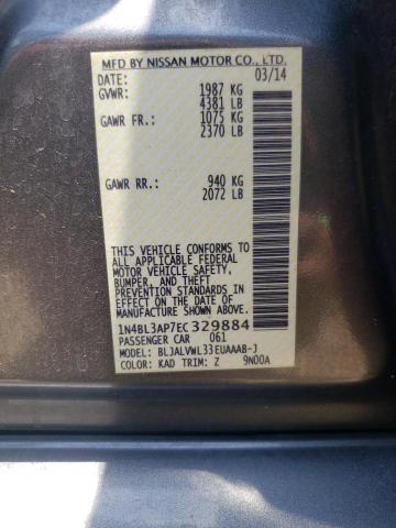 Photo 10 from auction – 2014 NISSAN ALTIMA 3.5 with VIN 1N4BL3AP7EC329884