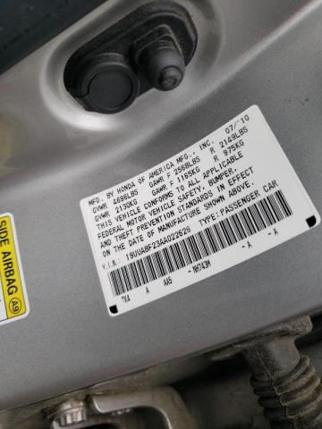 Photo 10 from auction – 2010 ACURA TL with VIN 19UUA8F23AA022626