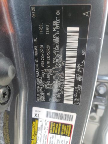 Photo 10 from auction – 2020 TOYOTA HIGHLANDER with VIN 5TDYZRAH0LS019389