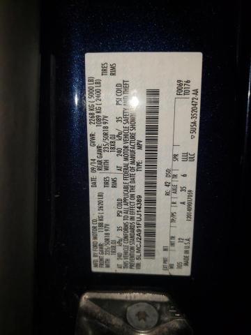 Photo 10 from auction – 2015 LINCOLN MKC with VIN 5LMCJ2A91FUJ14389