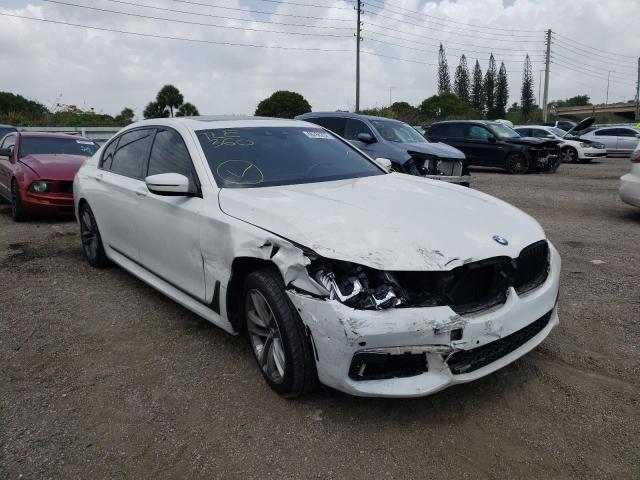 BMW 740 I 2016 with VIN WBA7E2C53GG738831 - Photo from auction