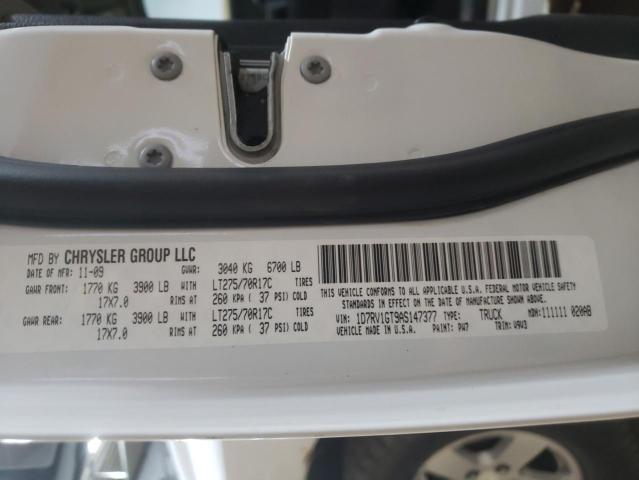 Photo 10 from auction – 2010 DODGE RAM 1500 with VIN 1D7RV1GT9AS147377