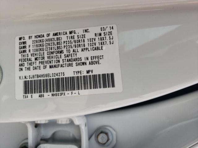 Photo 10 from auction – 2014 ACURA RDX TECHNO with VIN 5J8TB4H56EL024275