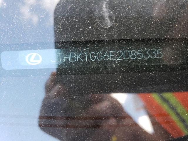 Photo 10 from auction – 2014 LEXUS ES 350 with VIN JTHBK1GG6E2085335