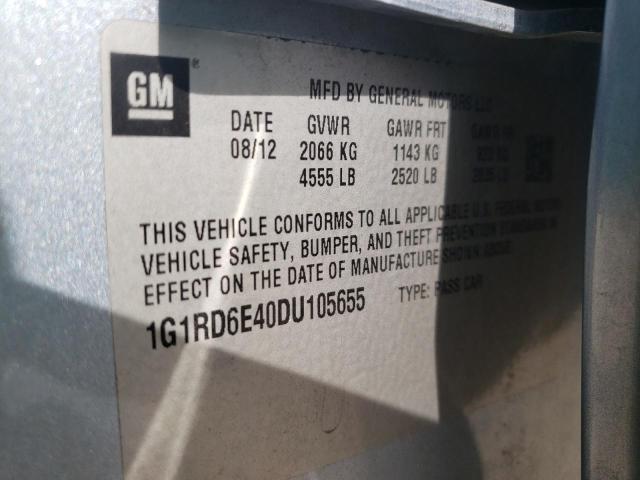 Photo 10 from auction – 2013 CHEVROLET VOLT with VIN 1G1RD6E40DU105655