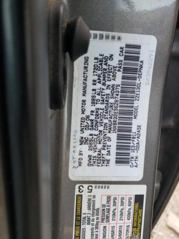 Photo 10 from auction – 2006 TOYOTA COROLLA CE with VIN 1NXBR32E56Z674375