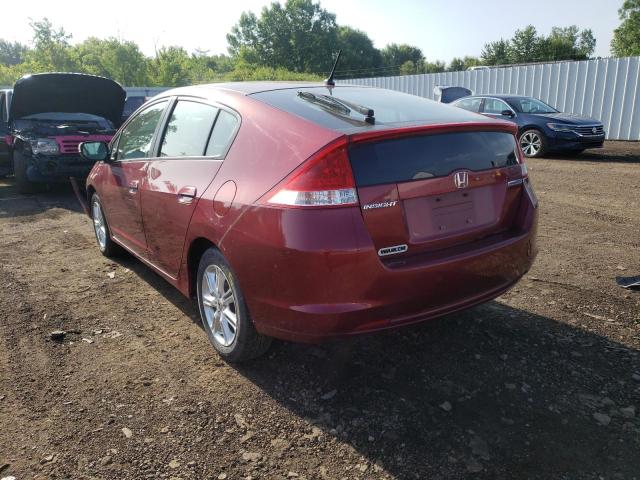 Photo 3 from auction – 2010 HONDA INSIGHT EX with VIN JHMZE2H72AS037318