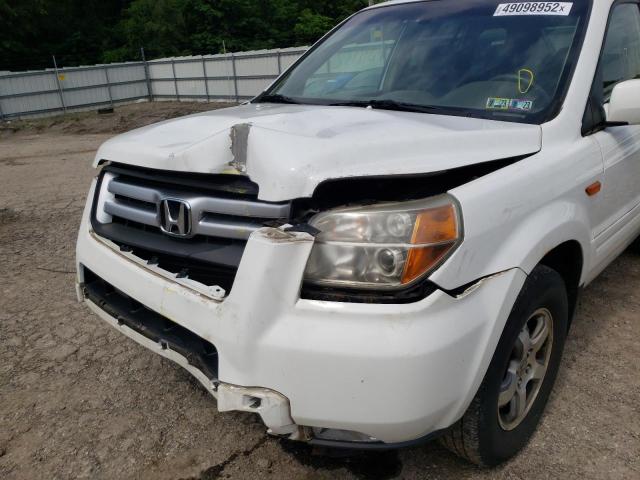 Photo 9 from auction – 2007 HONDA PILOT EXL with VIN 2HKYF18507H519988