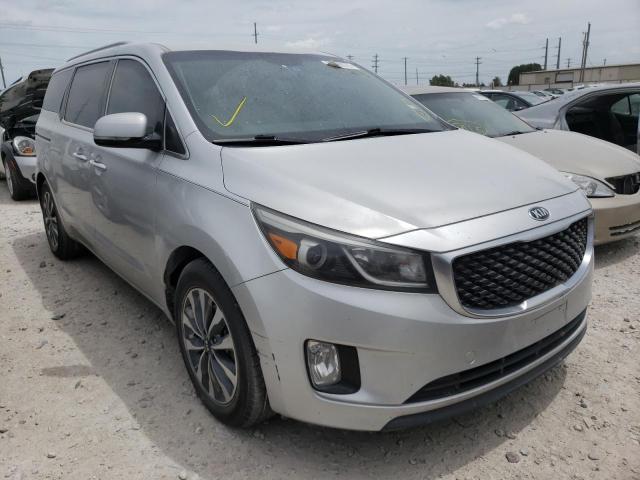 KIA SEDONA EX 2015 with VIN KNDMC5C18F6034283 - Photo from auction