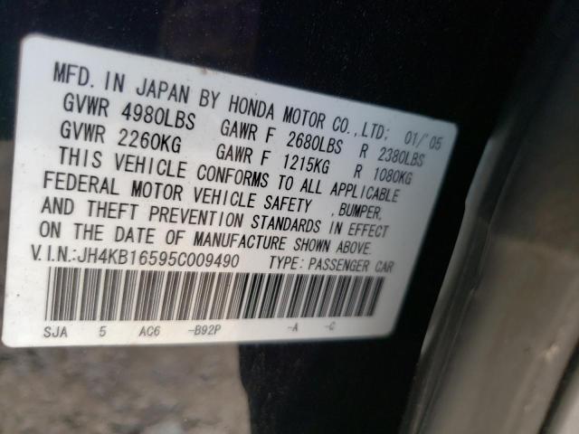 Zdjęcie 10 z aukcji – 2005 ACURA RL z VIN JH4KB16595C009490