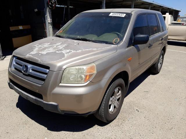 Photo 2 from auction – 2007 HONDA PILOT LX with VIN 5FNYF18147B010935