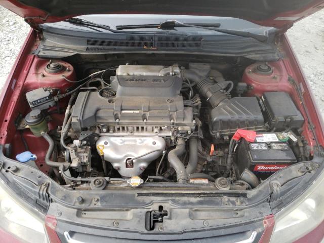 Photo 7 from auction – 2009 KIA SPECTRA EX with VIN KNAFE222795652861