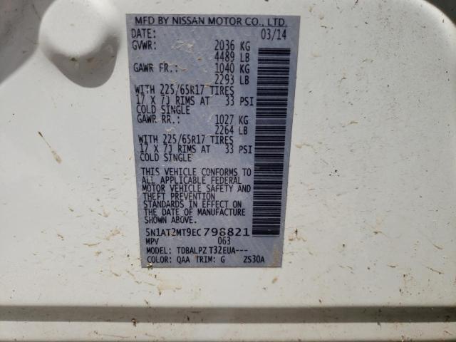 Photo 10 from auction – 2014 NISSAN ROGUE S with VIN 5N1AT2MT9EC798821