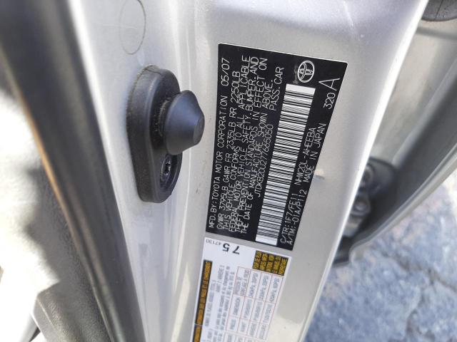 Photo 10 from auction – 2007 TOYOTA PRIUS with VIN JTDKB20U277665050