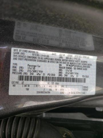 Photo 10 from auction – 2018 FORD FOCUS SEL with VIN 1FADP3H26JL269386